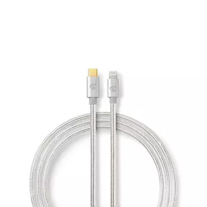 Lightning cable Nedis CCTB39650AL20 2m USB C Aluminium