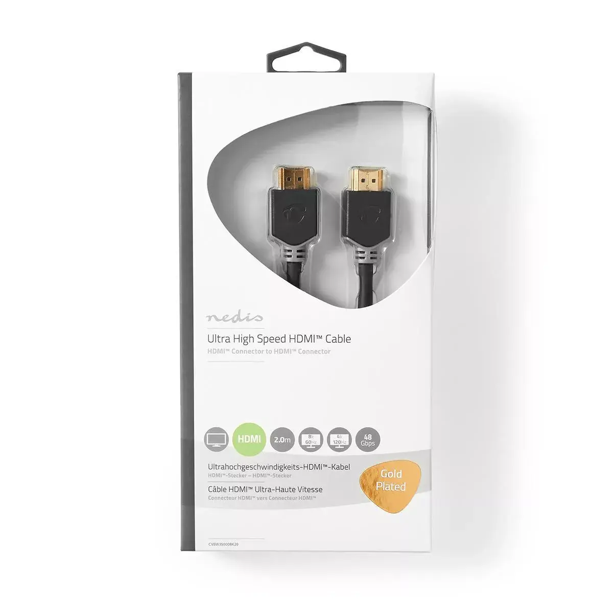 HDMI кабель Nedis CVBW35000BK20 Photo 3
