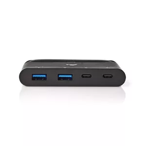 Nedis TCARF250BK USB 3.2 Gen 1 Type-C Hub Black