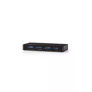 USB Hub Nedis UHUBU3420BK USB 3.2 Gen 1 Micro-B Black