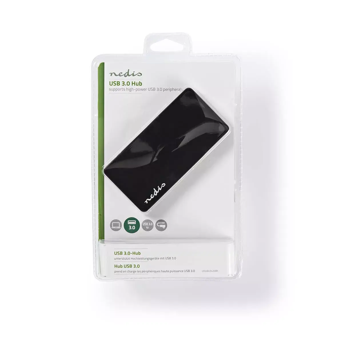 USB Hub Nedis UHUBU3420BK Photo 4