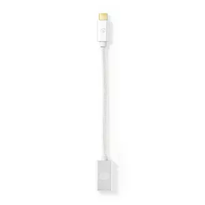 Nedis CCTB61710AL015 USB cable 0.15 m USB 3.2 Gen 1 (3.1 Gen 1) USB C USB A Aluminium