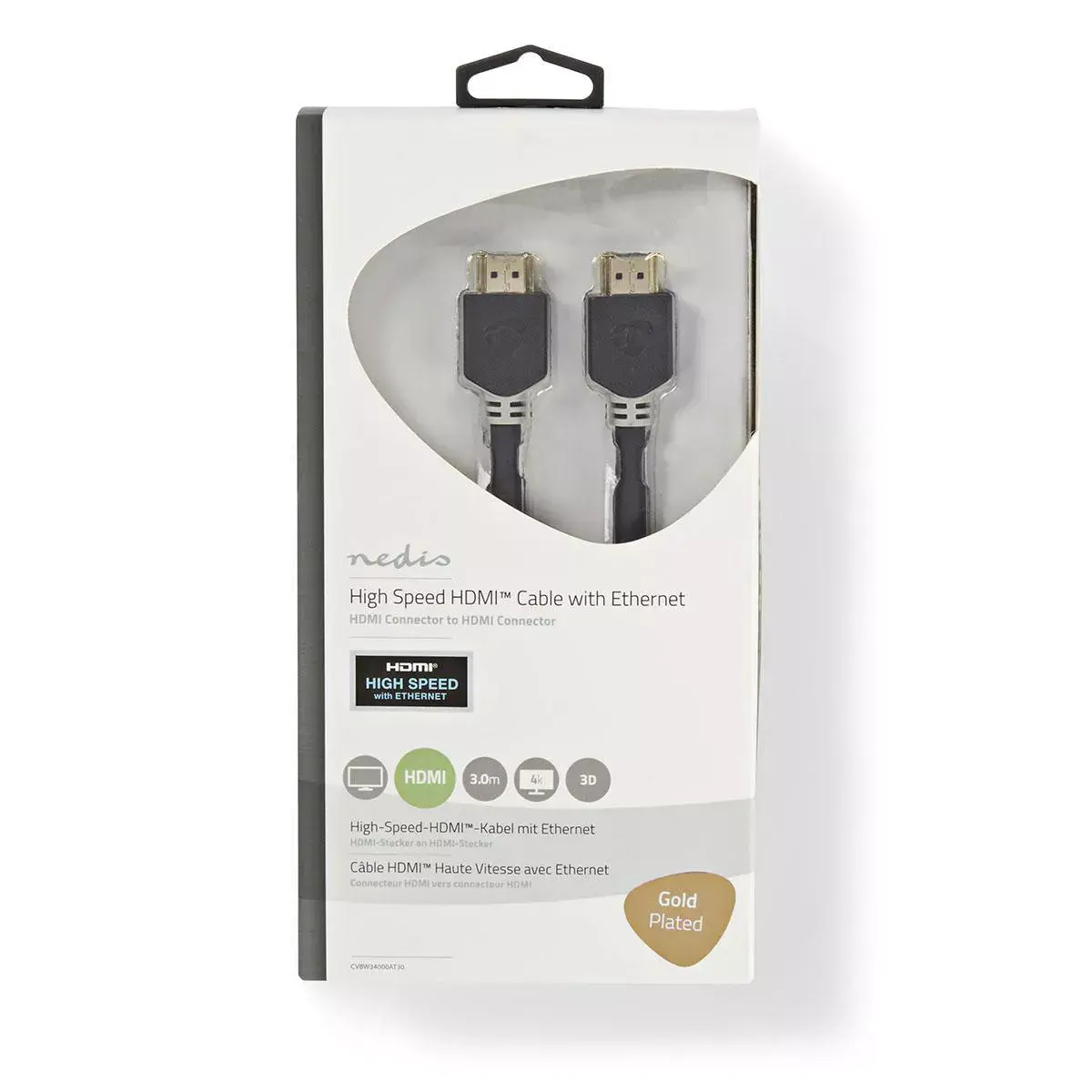 HDMI kabelis Nedis CVBW34000AT30 Photo 3