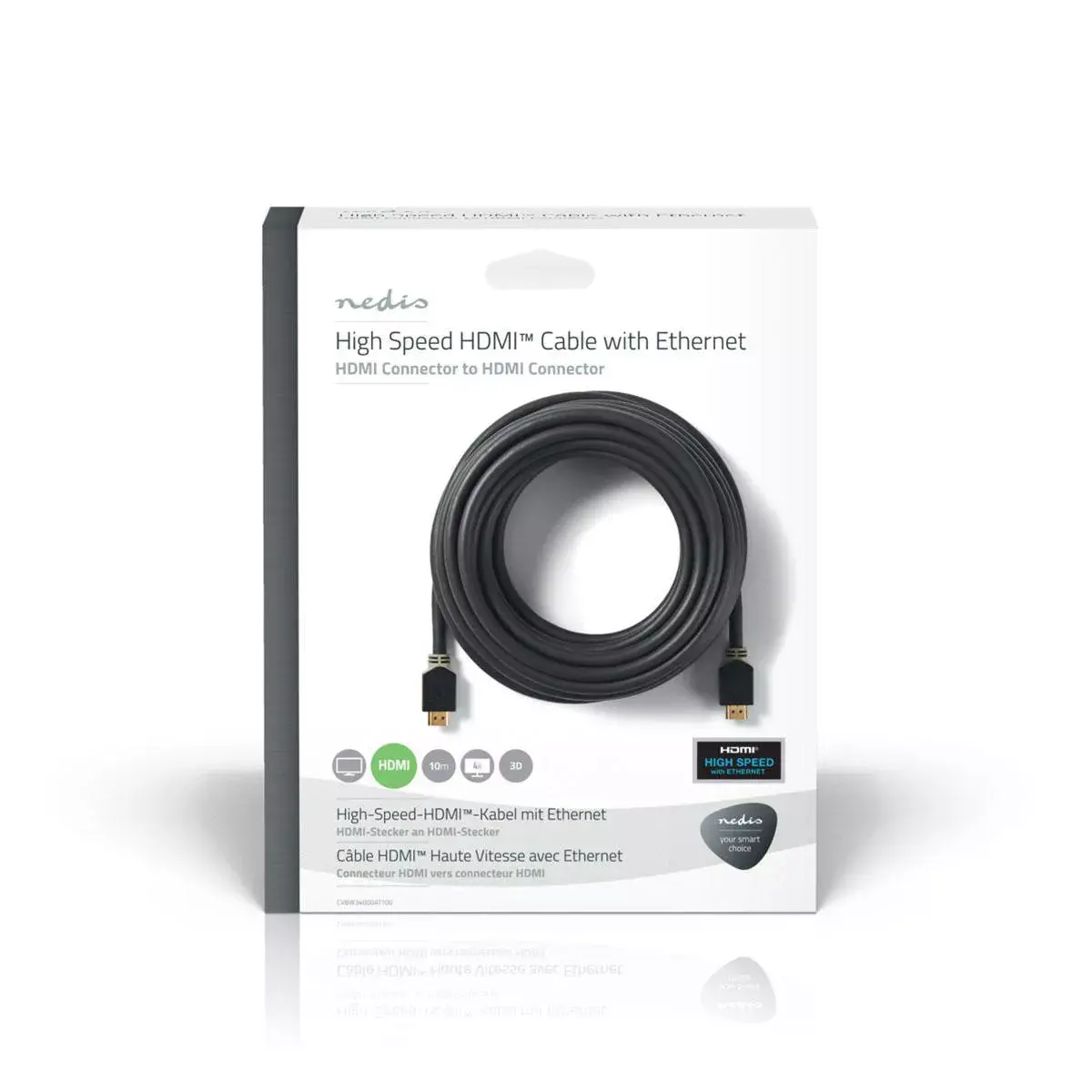 HDMI kabelis Nedis CVBW34000AT100 Photo 3