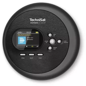Портативный CD плеер TechniSat DIGITRADIO CD 2GO BT Черный MP3 DAB+ FM
