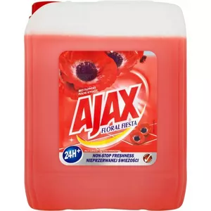 Универсальный чистящий средство Ajax Floral Red 5 л - жидкое средство для разных поверхностей