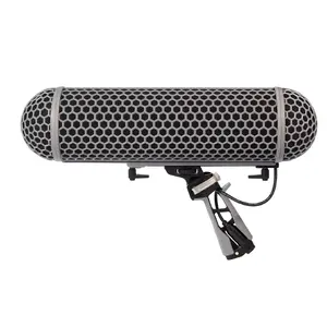 RØDE BLIMP vēja aizsargs/mikrofona piederums — saderīgs ar NTG sēriju un norādītajiem shotgun mikrofoniem, 490×285×125 mm, sudraba