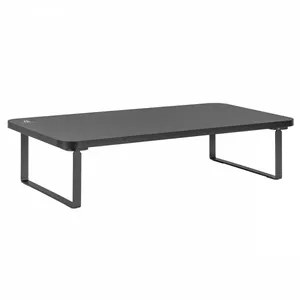 Laptop stand MACLEAN MC-933 adjustable height aluminum, freestanding, for 13"–32", max load 20 kg, black