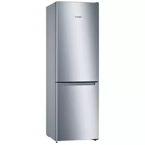 Bosch Serie 2 KGN36NLEA fridge-freezer Freestanding 305 L E Stainless steel