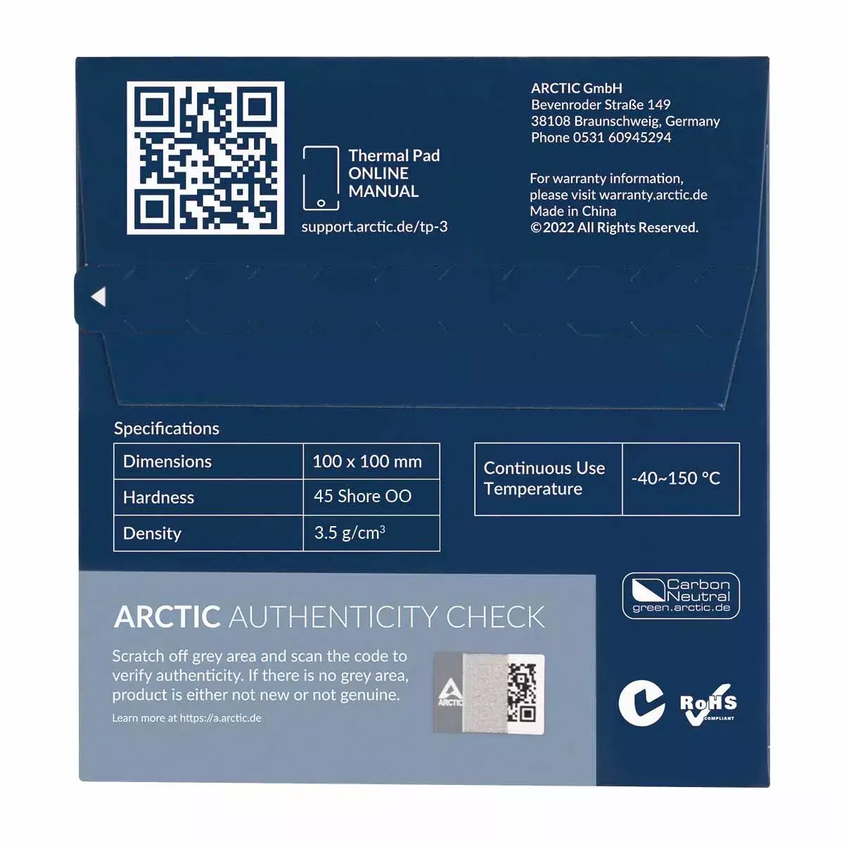 Термопад ARCTIC TP-3 Premium Performance Photo 5