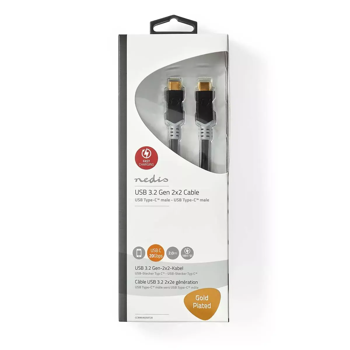 USB cable Nedis CCBW64020AT20 Photo 3