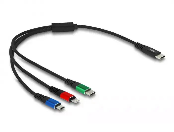 DeLOCK USB Charging Cable 3 in 1 USB Type-C Photo 2