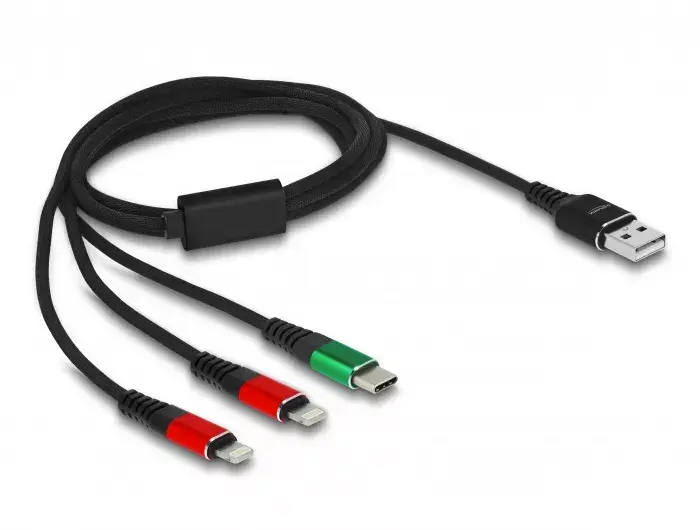 DeLOCK USB Charging Cable 3 in 1 Type-A 86821 Photo 2