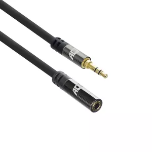 ACT AC3615 audio kabelis 2 m 3.5mm Melns