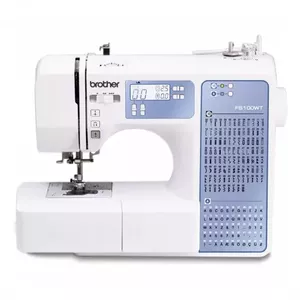 Sewing machine Brother FS100WT — 100 stitch patterns, 850 SPM, 7 mm stitch width, automatic needle threader, LCD