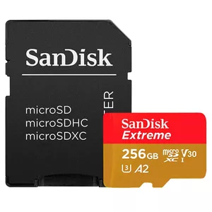 MicroSDXC SanDisk Extreme PLUS 256 GB UHS Class 3 SDSQXBD-256G-GN6MA