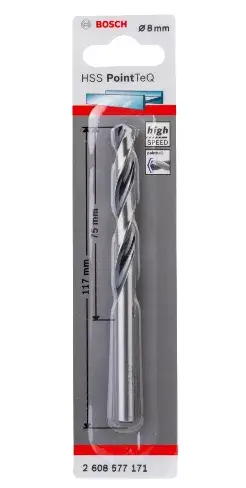 Сверло спиральное Bosch HSS PointTeQ Photo 2