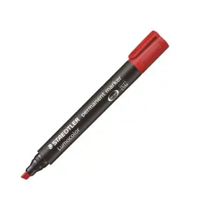 Permanent marker Staedtler 350-2, red, polypropylene housing, 2 mm tip, 1 pc