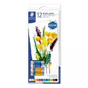 Akrila krāsa tūbiņā Staedtler 8500 12 ml Daudzkrāsaina