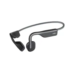 Open-ear bone conduction headphones Shokz OpenMove — neck-band, Bluetooth 5.1, IP55, 6 h playback, USB-C charging, grey