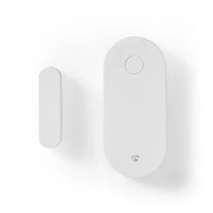 Door/window sensor Nedis ZBSD10WT — ZigBee wireless, CR2032 battery, 27×10×60 mm, white