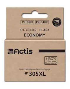 Совместимый картридж ACTIS KH-305BKR для HP 305XL — чёрный, красящее чернило, 20 мл, стандартная ёмкость