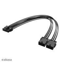 Akasa PCIe 12-Pin to Dual 8-Pin Adapter AK-CBPW27-30BK Photo 1