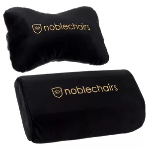 Набор подушек для кресла noblechairs чёрный/золото — 2 шт.
