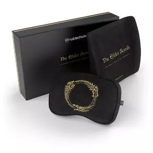 Pillow set noblechairs The Elder Scrolls Online Black — 2 pcs, lumbar and headrest