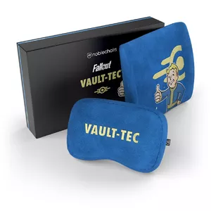 Набор подушек noblechairs Fallout Vault‑Tec с эффектом памяти, синий — 2 шт.