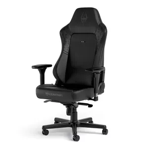 PC gaming chair noblechairs NBL-HRO-PU-SKY — padded seat, Black, 130–139 cm height, 52 cm seat width, 150 kg max