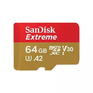 SanDisk Extreme 64 GB MicroSDXC UHS-I Klases 10
