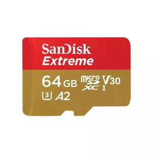MicroSDXC Card SanDisk Extreme 64GB UHS-I Class 10 170MB/s Read 80MB/s Write
