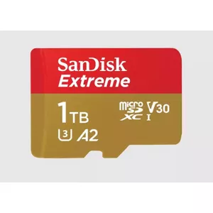 MicroSDXC Card SanDisk Extreme 1.02 TB UHS-I Class 3 Read Speed 190 MB/s