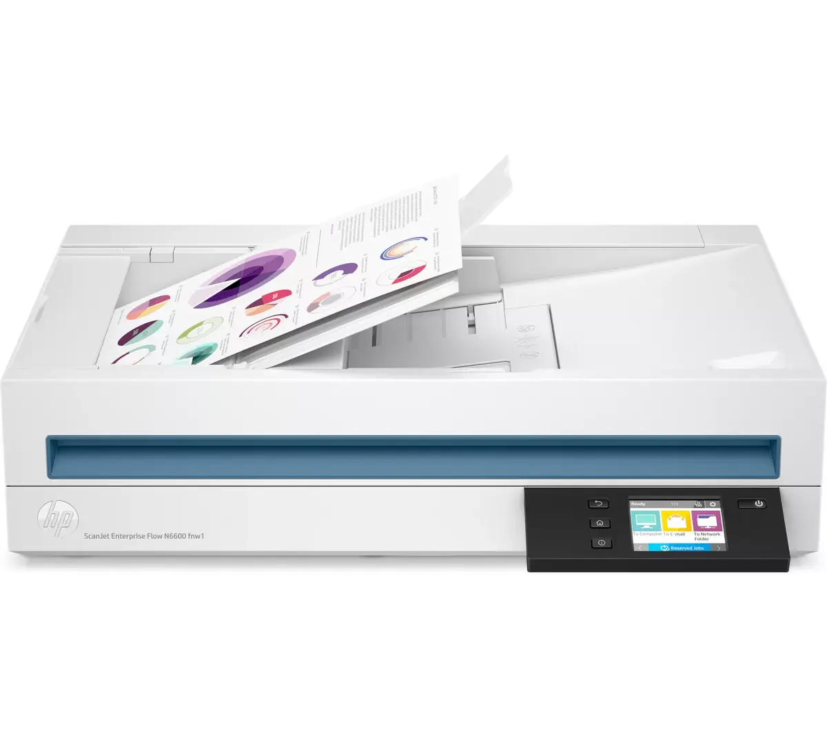 Плоский и ADF сканер HP Scanjet Enterprise Flow N6600 fnw1 Photo 2