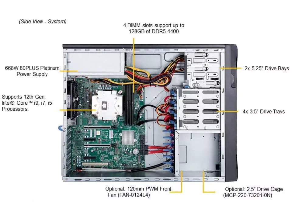 Серверная barebone-система Supermicro SYS-531A-IL Photo 5