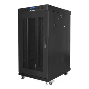 Напольный шкаф Lanberg FF01-8822-23BL 22U 1200кг Черный