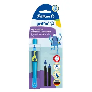 Pildspalva Pelikan griffix Zila 1 gab. Rakstīšanas krāsa Zila