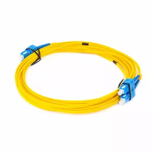 Fiber Optic Patch Cord Duplex SC-SC 9/125 µm 2 mm jacket length 5 m, OEM PCSCSC9D5-2L