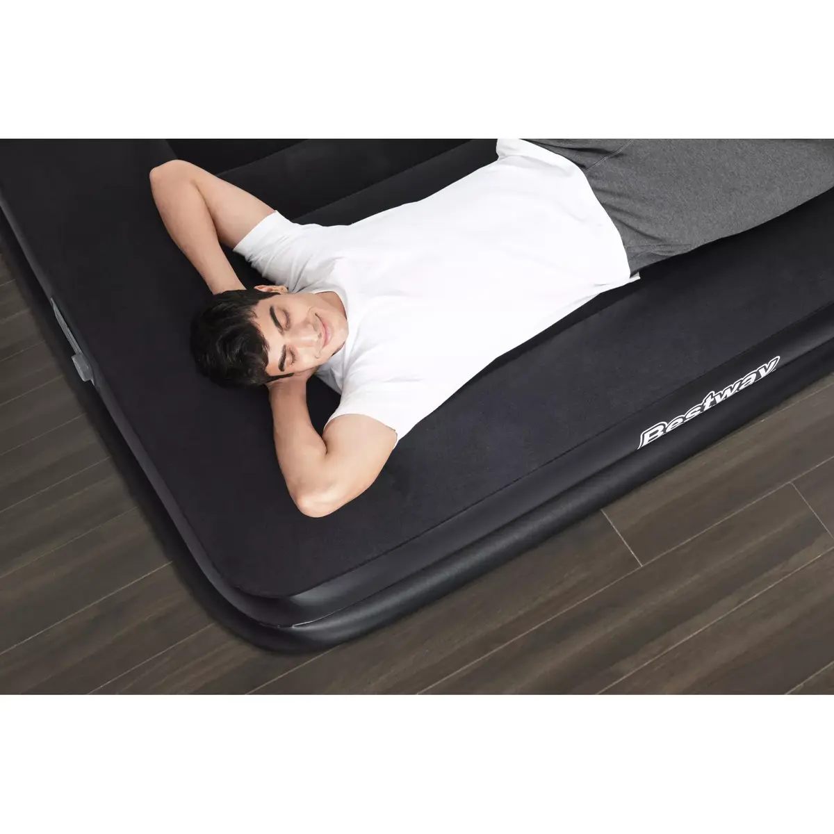 Piepūšamais matracis Bestway Flocked Airbed Premium Queen Photo 16