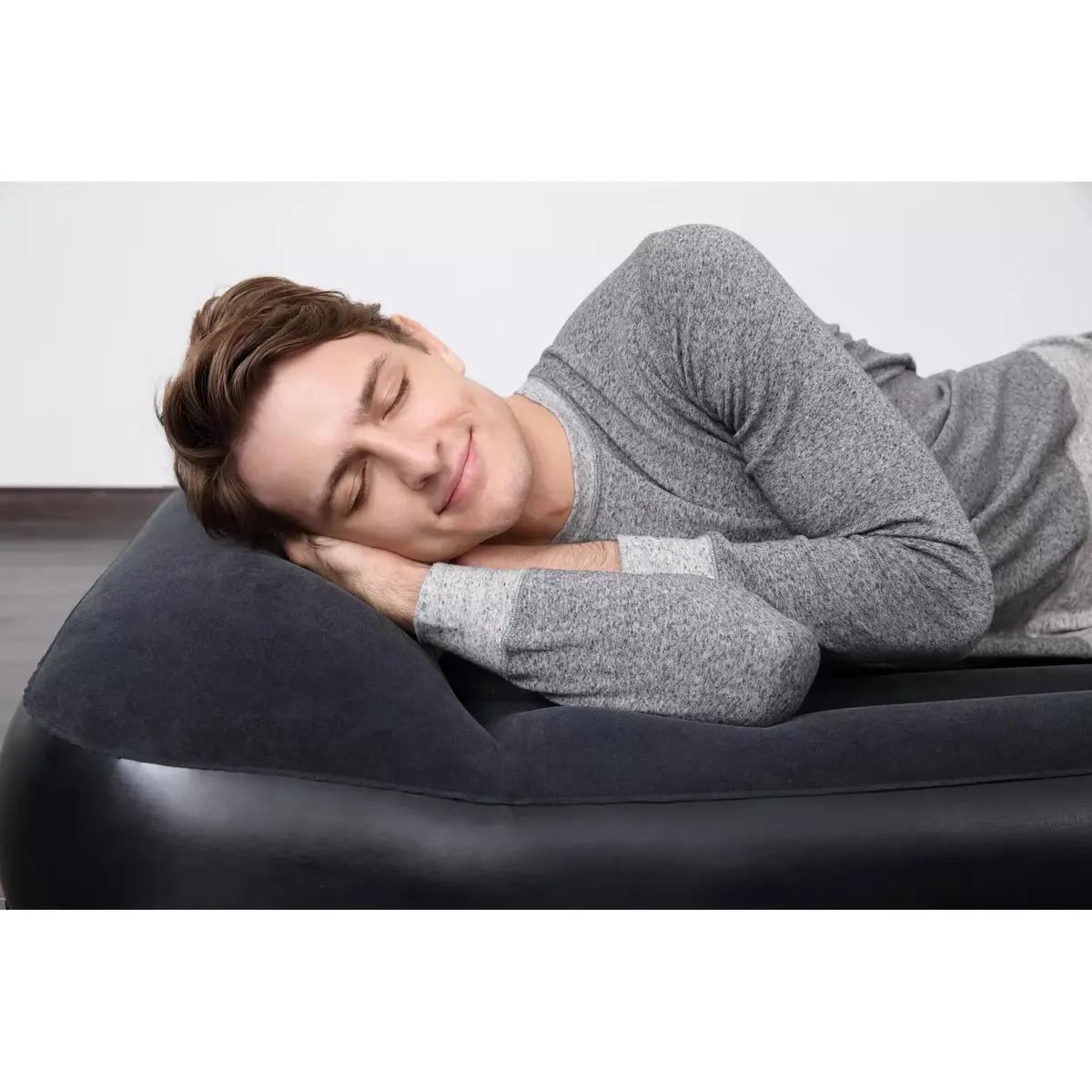 Piepūšamais matracis Bestway Flocked Airbed Premium Queen Photo 19
