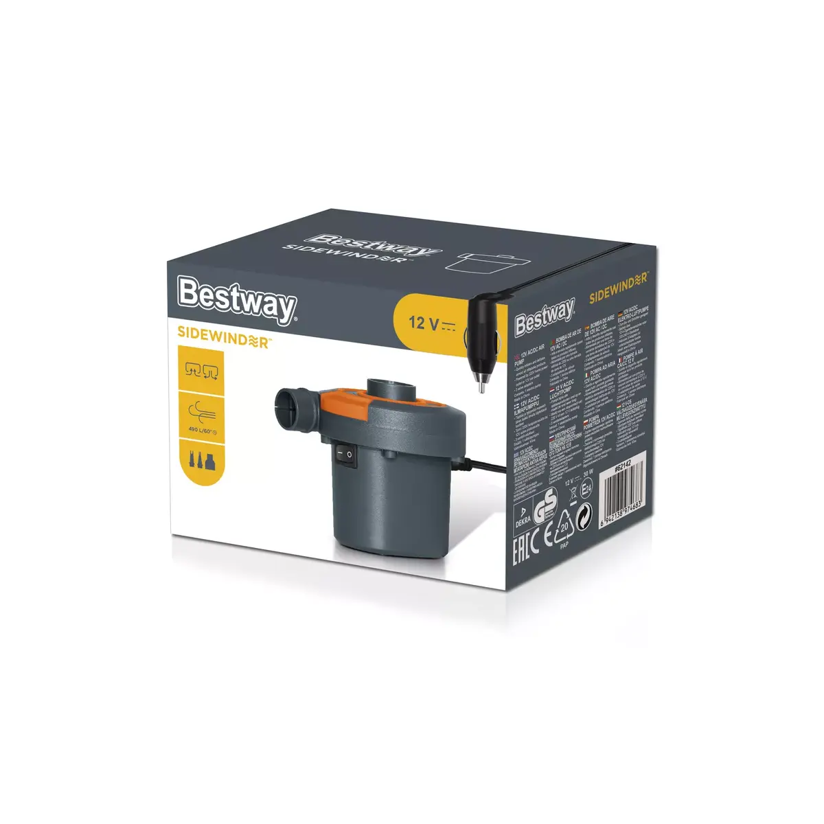 Bestway Sidewinder 12V AC/DC насос 30 Вт Photo 13