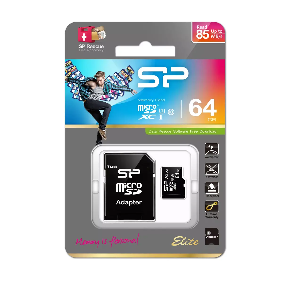 Silicon Power Ellite MicroSDXC 64 ГБ Class 10 Photo 4