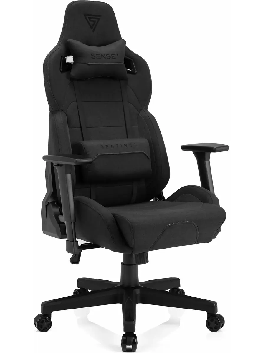 Игровое кресло Sense7 SENSE7 тканевое черное Photo 1