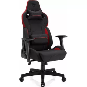 Spēļu krēsls Sense7 Sentinel auduma, melni-sarkans, svars 20.4 kg