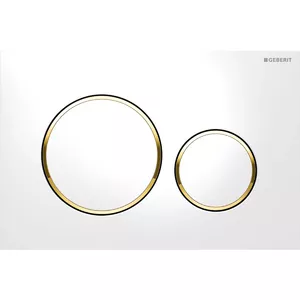 Пластина смыва Geberit 115.882.KK.1 Белая 246мм x 164мм