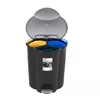 Trash Can Curver 254540 40L Black Pedal Photo 4