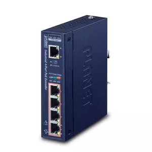 PLANET IPOE-E174 network extender Network transmitter Blue 10, 1000, 100 Mbit/s