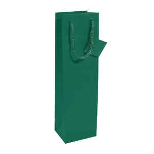 Gift wrap bag Sigel GT502 Green 100mm x 80mm x 350mm