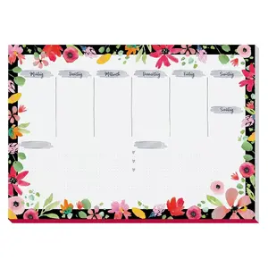 Desk Pad Sigel JS100 Paper Black Pink 420x297mm FSC